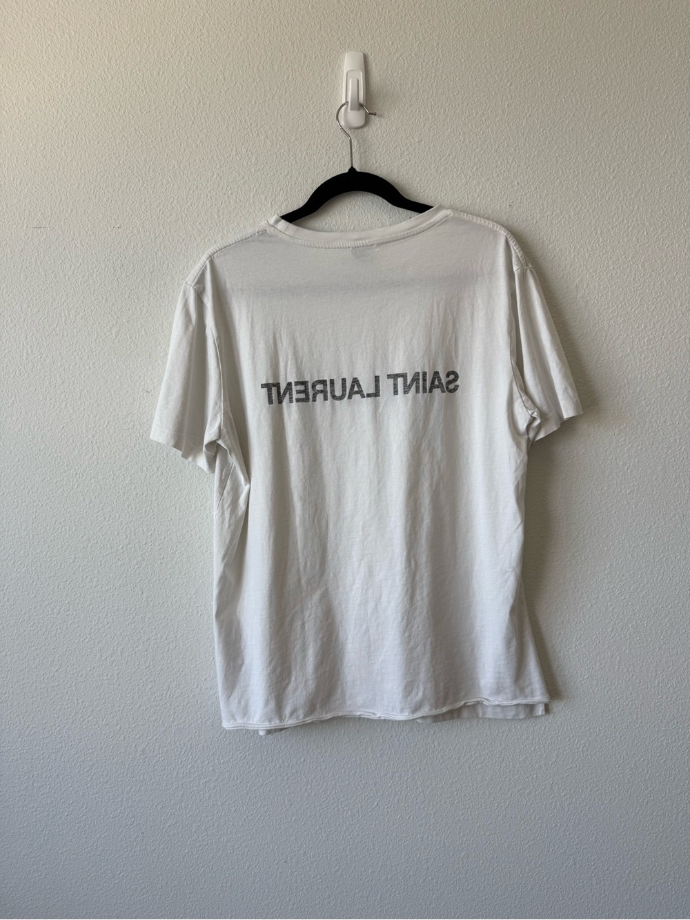 SAINT LAURENT Logo T-shirt - Picture 8 of 9